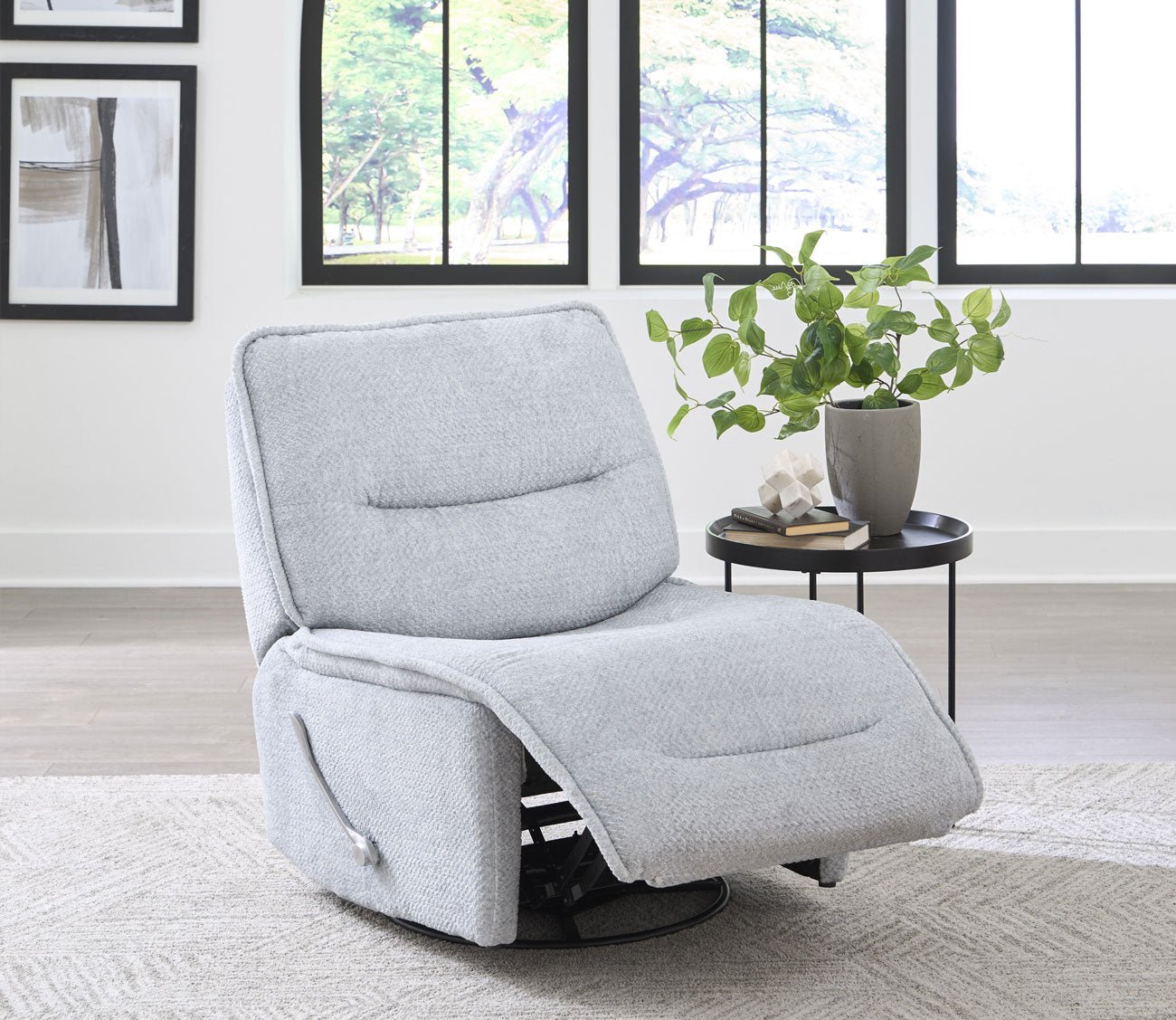 Leo Armless Glider Recliner Chair