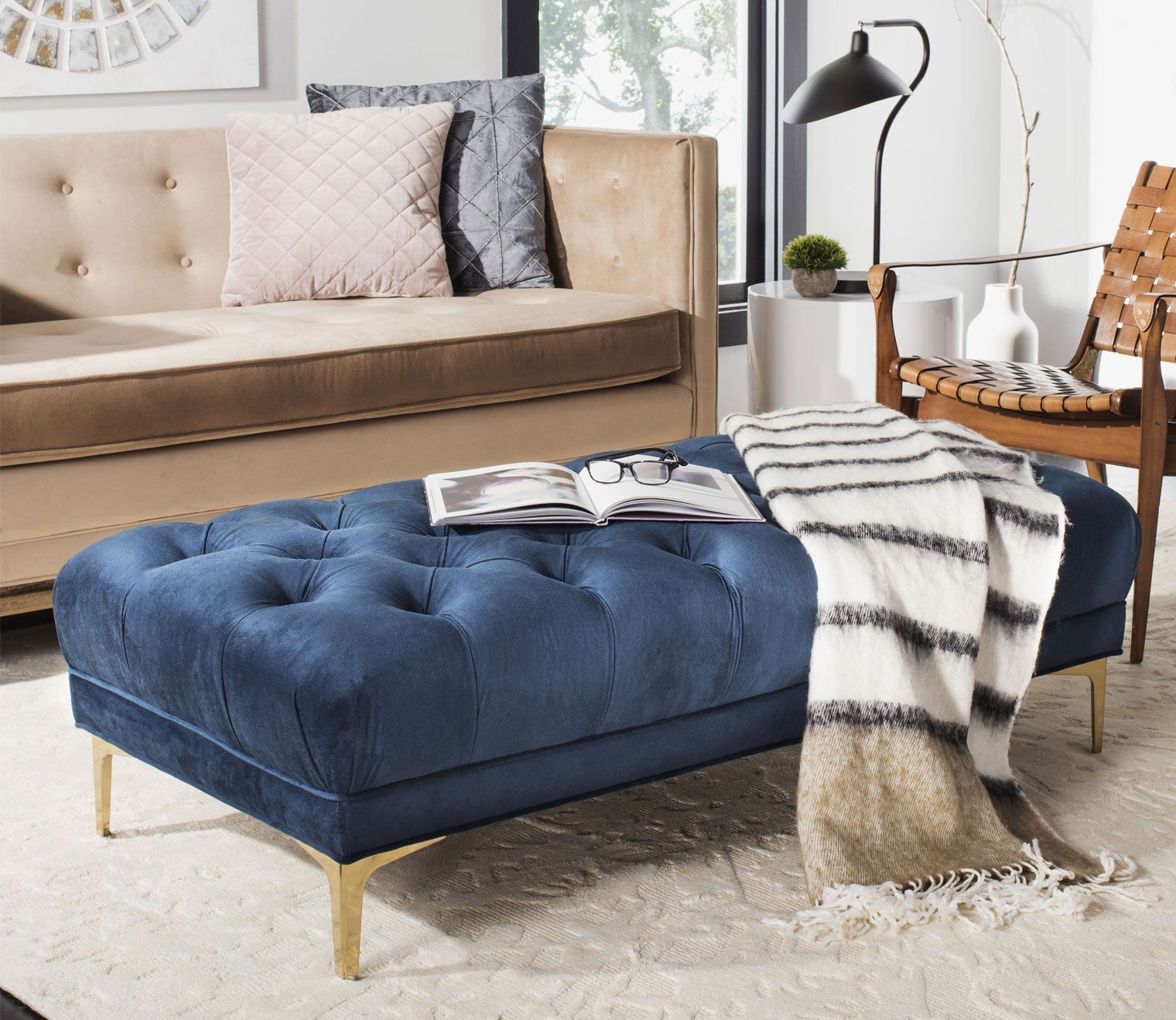 Zarya Rectangular Accent Bench 3 Zarya Rectangular Accent Bench