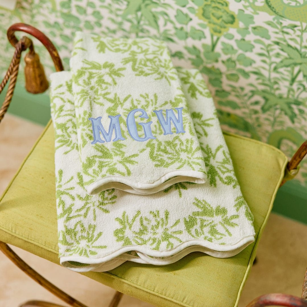 Meg Braff x Weezie Scallop Hand Towels (pair) 4 Meg Braff x Weezie Scallop Hand Towels (pair)