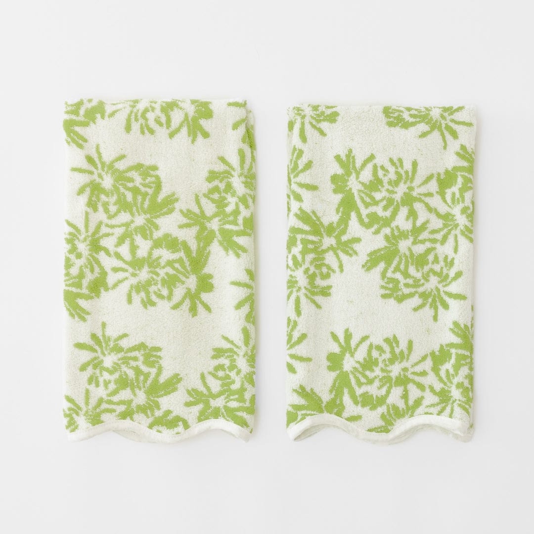 Meg Braff x Weezie Scallop Hand Towels (pair) 8 Meg Braff x Weezie Scallop Hand Towels (pair)