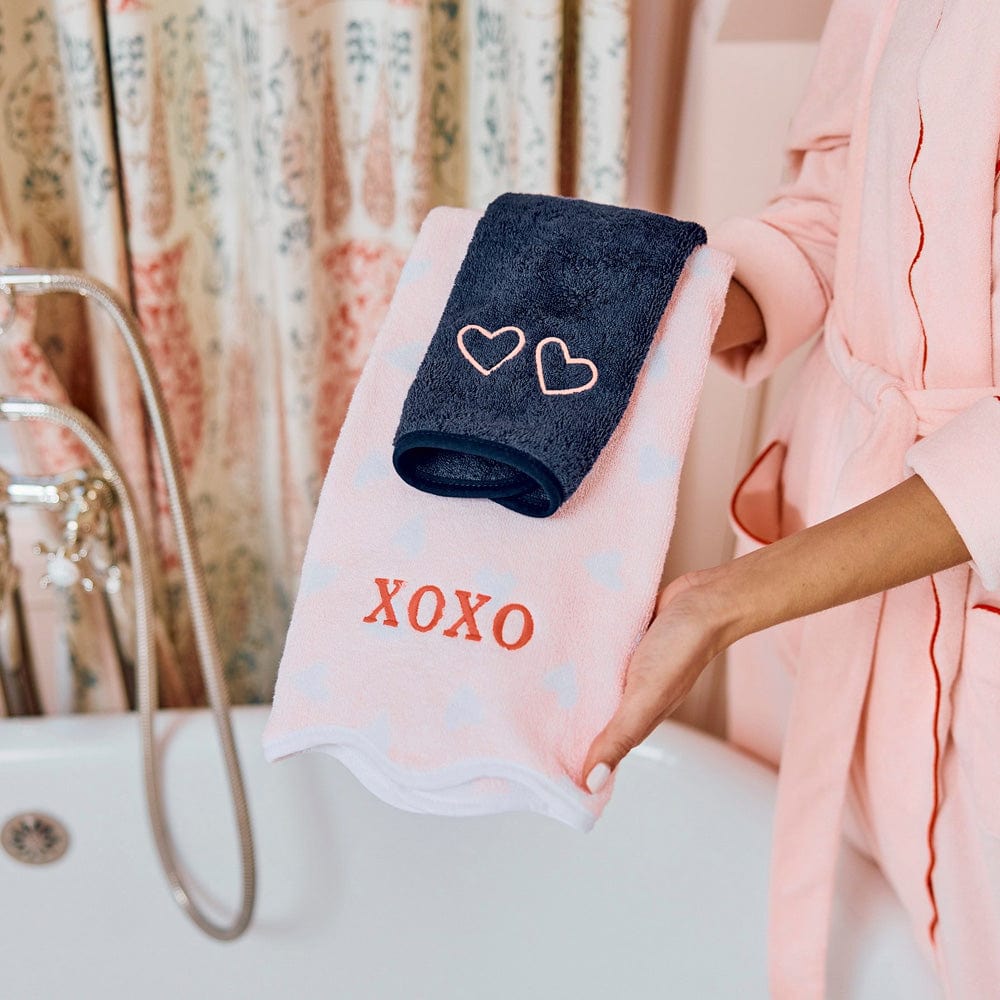 Patterned Scallop Hand Towels (pair) 13 Patterned Scallop Hand Towels (pair)