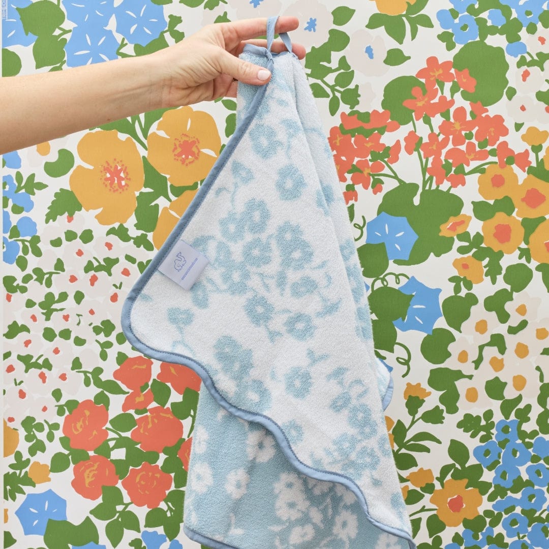 Patterned Scallop Hand Towels (pair) 3 Patterned Scallop Hand Towels (pair)