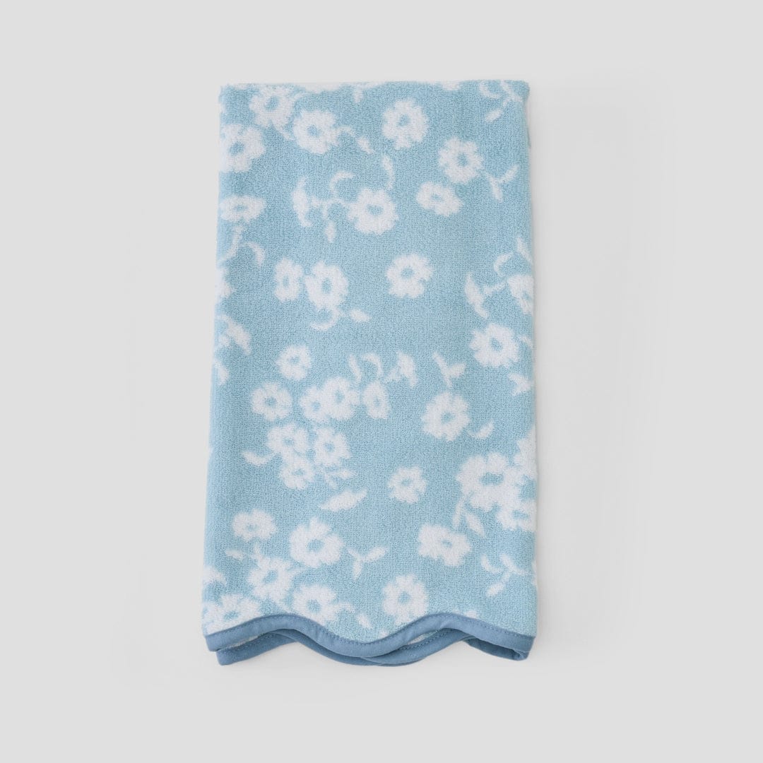 Patterned Scallop Hand Towels (pair) 24 Patterned Scallop Hand Towels (pair)