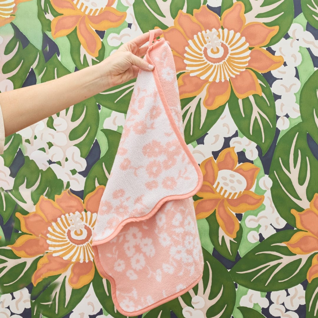 Patterned Scallop Hand Towels (pair) 27 Patterned Scallop Hand Towels (pair)