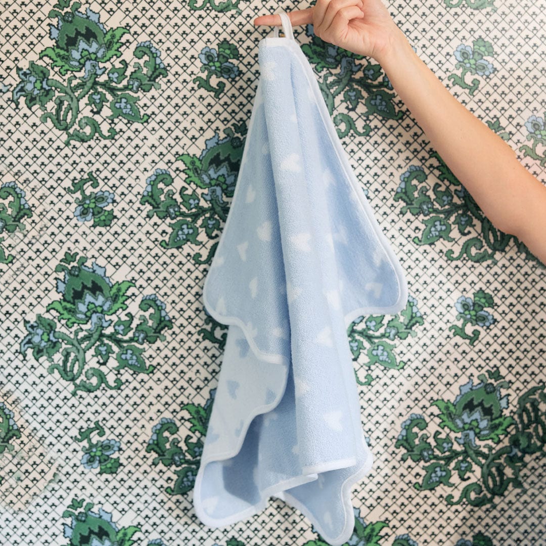 Patterned Scallop Hand Towels (pair) 6 Patterned Scallop Hand Towels (pair)