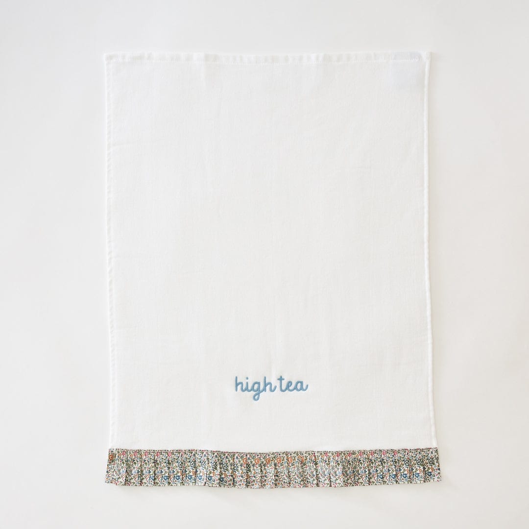 Powder Bath Towels pleated with Liberty London (pair) 11 Powder Bath Towels pleated with Liberty London (pair)