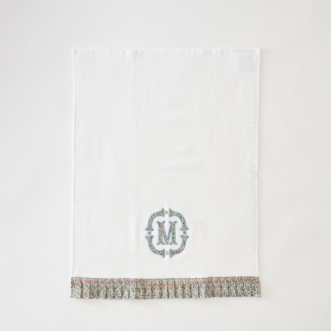 Powder Bath Towels pleated with Liberty London (pair) 14 Powder Bath Towels pleated with Liberty London (pair)