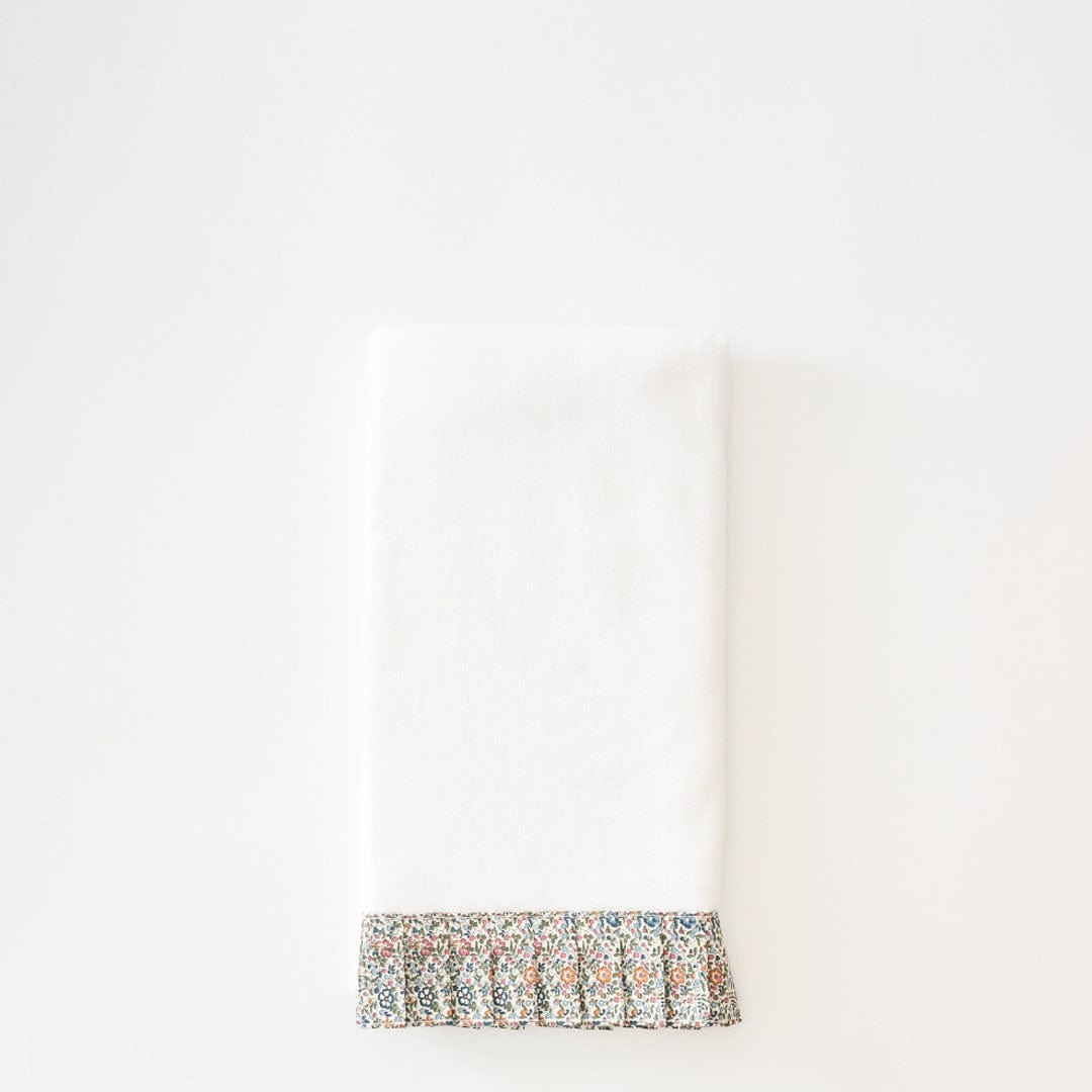 Powder Bath Towels pleated with Liberty London (pair) 20 Powder Bath Towels pleated with Liberty London (pair)