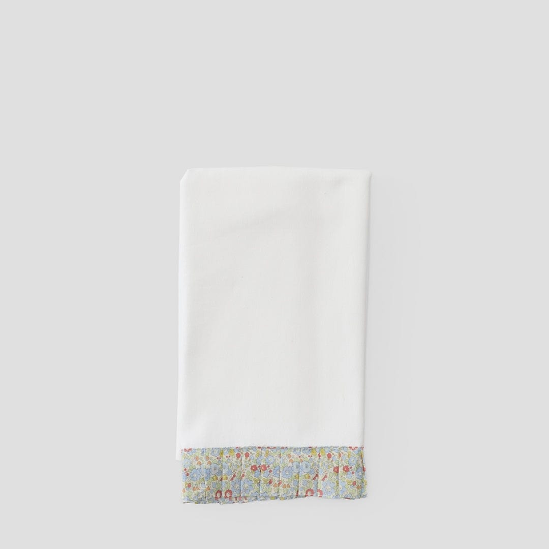 Powder Bath Towels pleated with Liberty London (pair) 22 Powder Bath Towels pleated with Liberty London (pair)