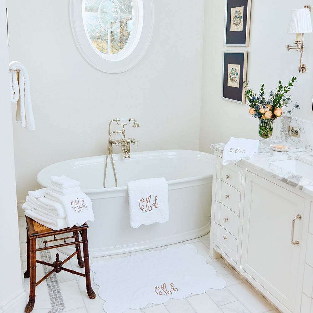 Scallop Bathroom Bundle (11 pieces) 6 Scallop Bathroom Bundle (11 pieces)