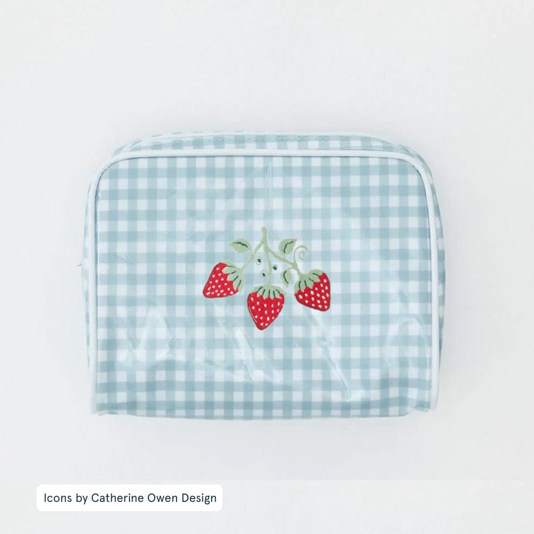 Small Patterned Toiletry Bag 6 Small Patterned Toiletry Bag