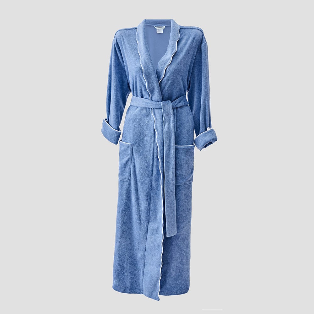 Women's Long Scallop Lightweight Robe 23 Women's Long Scallop Lightweight Robe