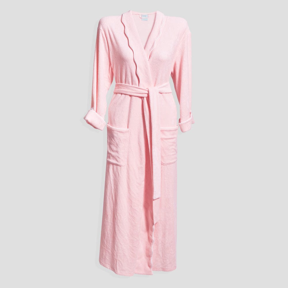Women's Long Scallop Lightweight Robe 30 Women's Long Scallop Lightweight Robe