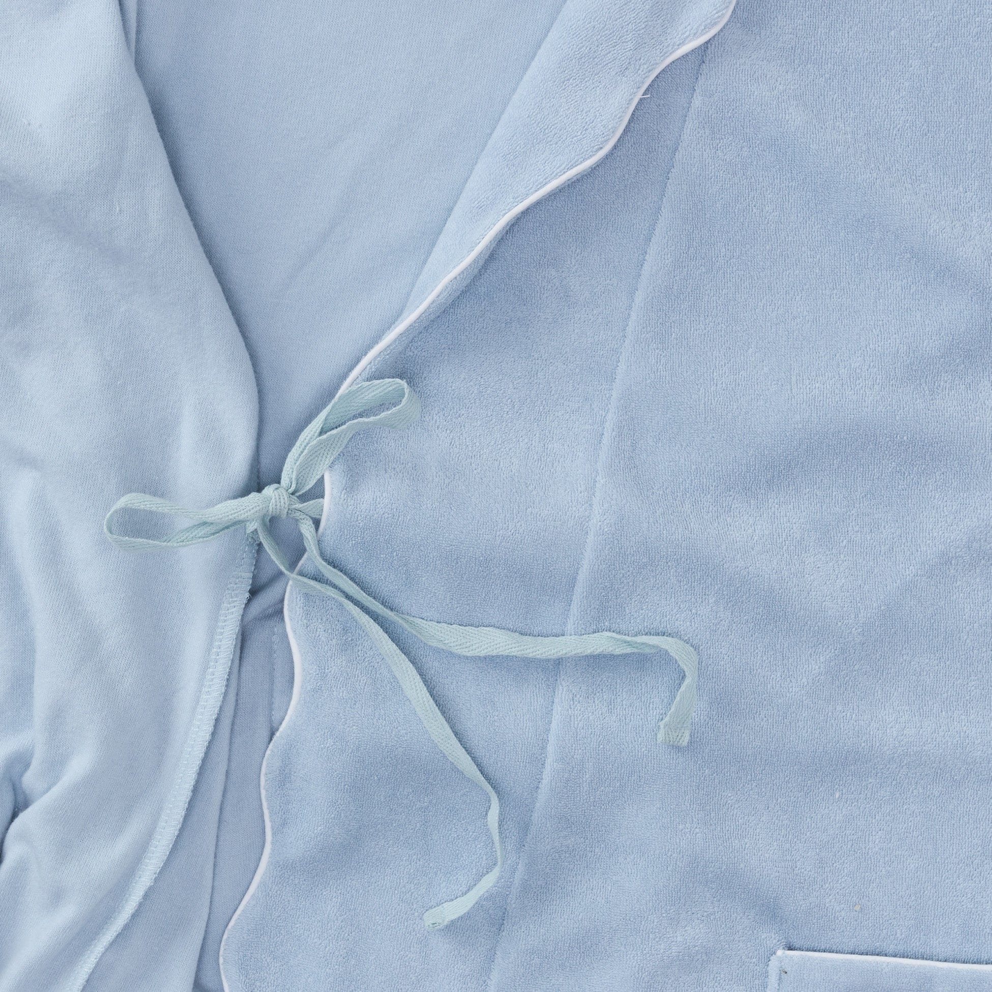 Women's Long Scallop Lightweight Robe 5 Women's Long Scallop Lightweight Robe