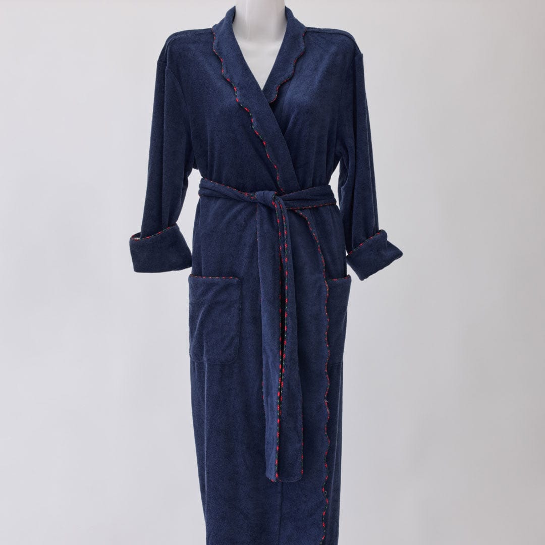 Women's Long Scallop Lightweight Robe 41 Women's Long Scallop Lightweight Robe