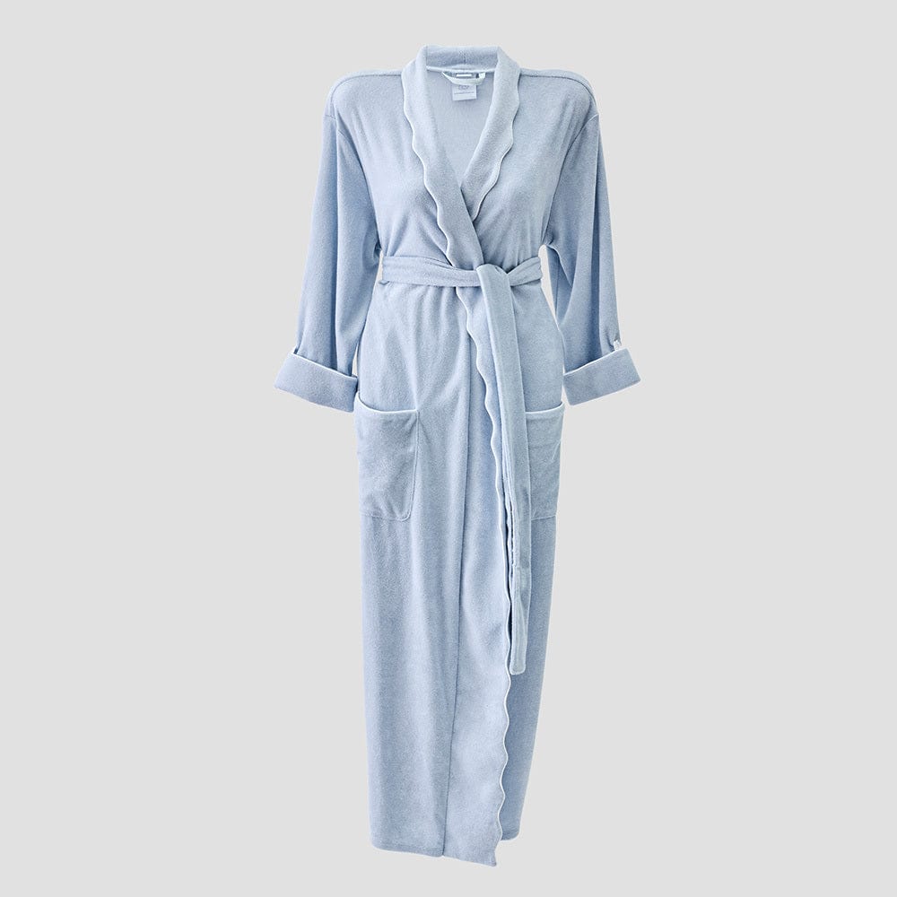 Women's Long Scallop Lightweight Robe 43 Women's Long Scallop Lightweight Robe