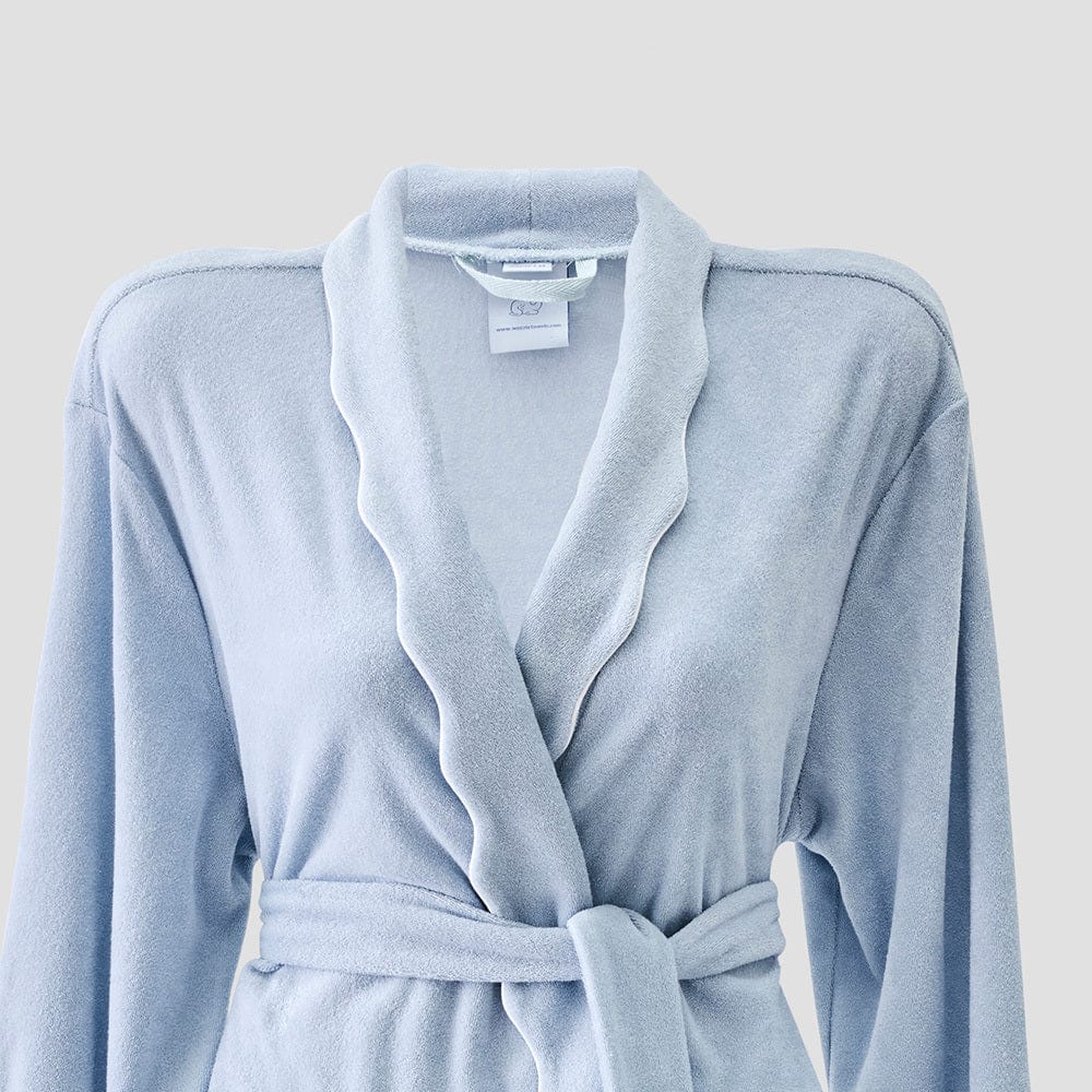 Women's Long Scallop Lightweight Robe 7 Women's Long Scallop Lightweight Robe