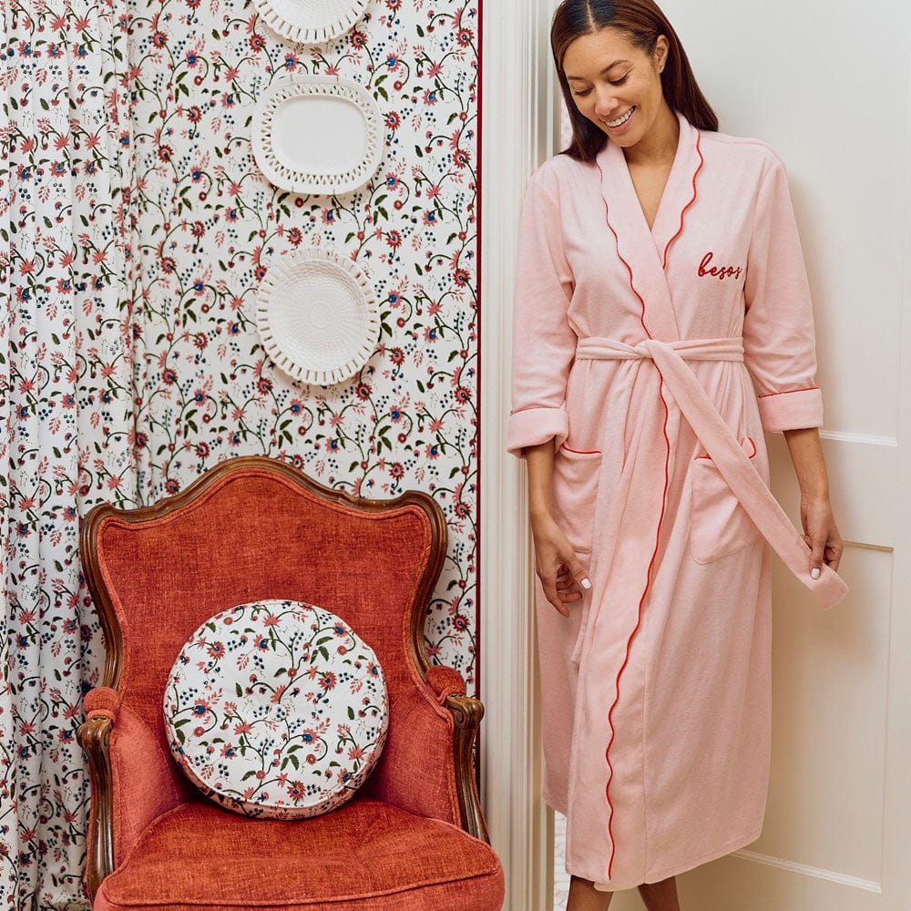Women's Long Scallop Lightweight Robe 9 Women's Long Scallop Lightweight Robe