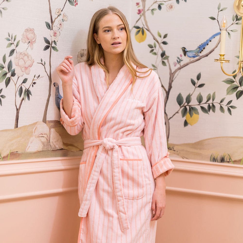 Plush Robe Pattern Women’s Long Plush Robe
