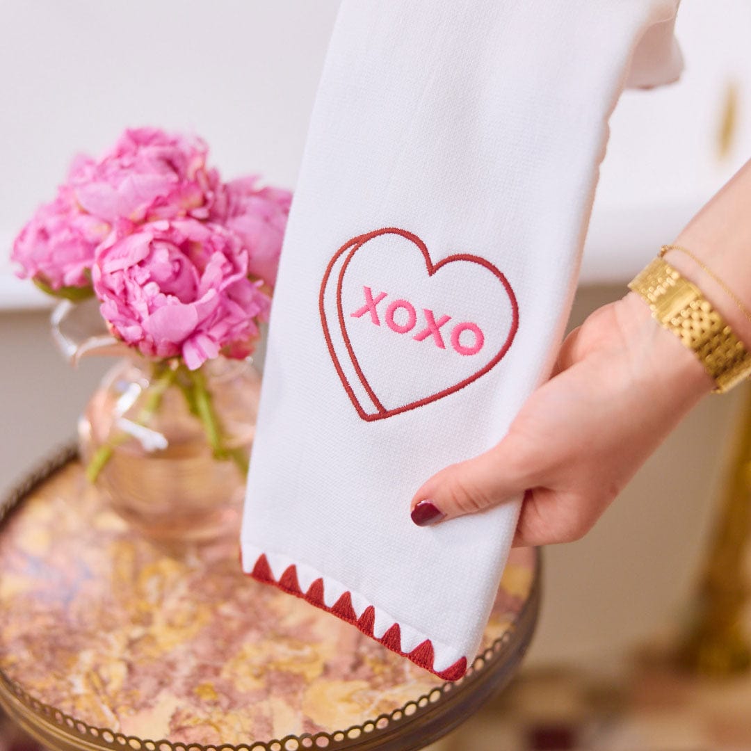 XOXO Stitched Edge Powder Bath Towels (pair)