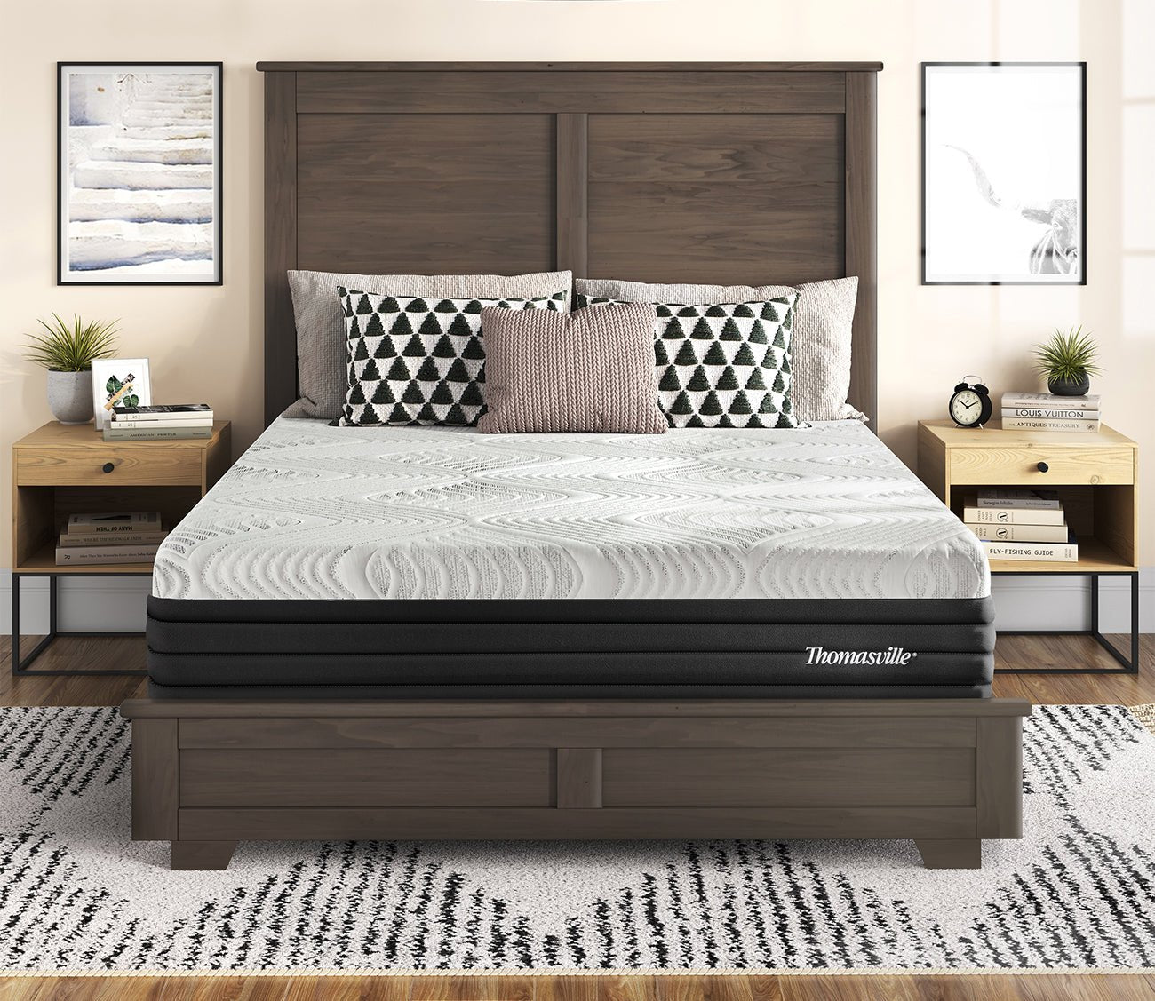 Thomasville Jamestown 13.5'' Gel Memory Foam Firm Hybrid Mattress