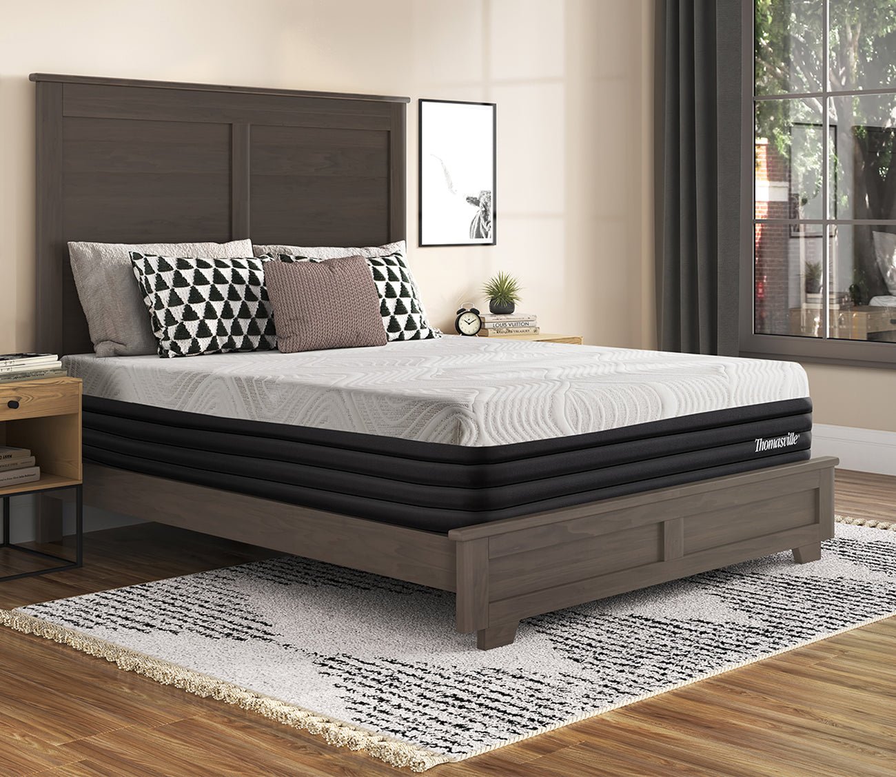 Thomasville Jamestown 13.5'' Gel Memory Foam Firm Hybrid Mattress 3 Thomasville Jamestown 13.5'' Gel Memory Foam Firm Hybrid Mattress