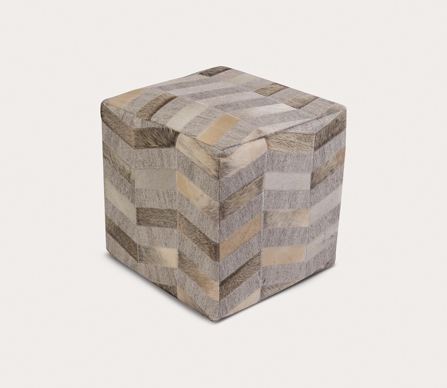 Surya Medora Patched Ottoman