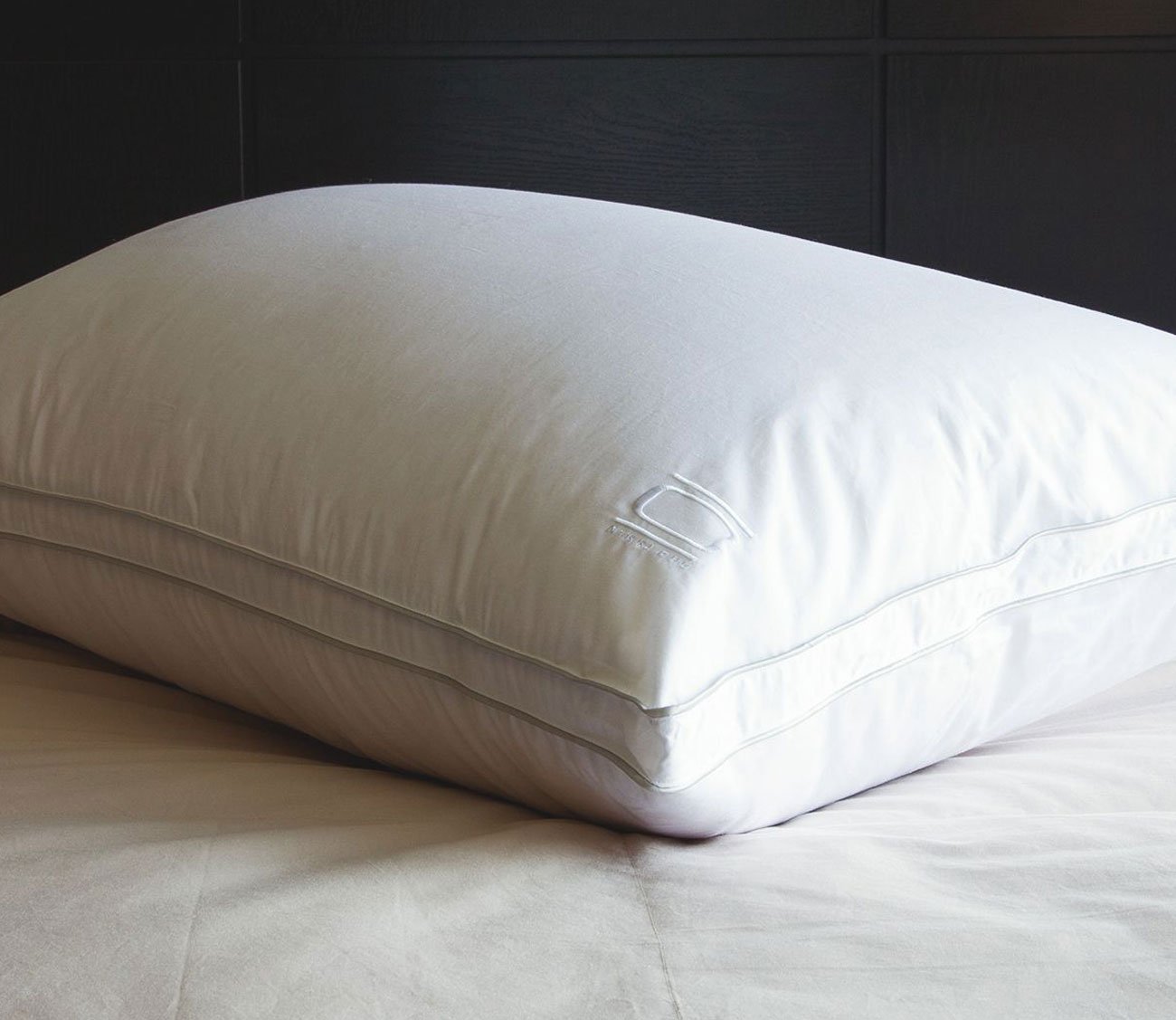 Allied Home Nikki Chu White Goose Down Best Pillow with Removable Cotton Cover