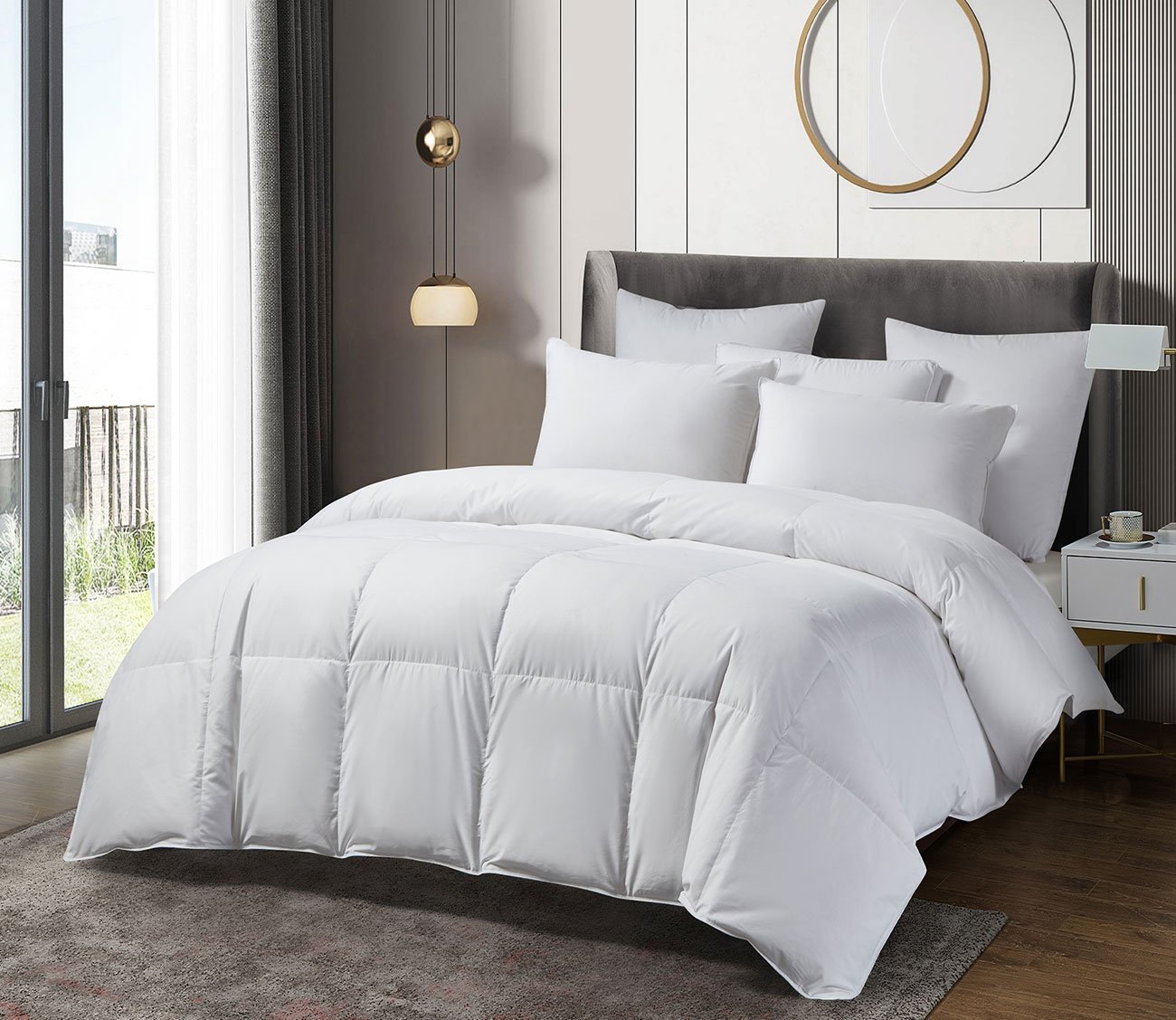 Beautyrest Tencel Cotton Blend Light Warmth Breathable RDS Down Comforter
