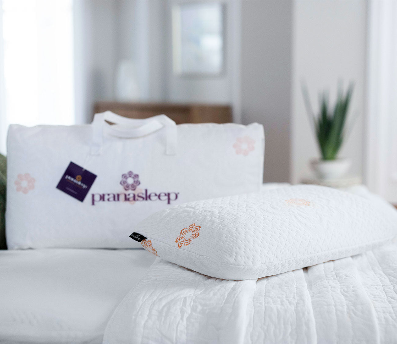 PranaSleep Karma Cooling Latex Pillow