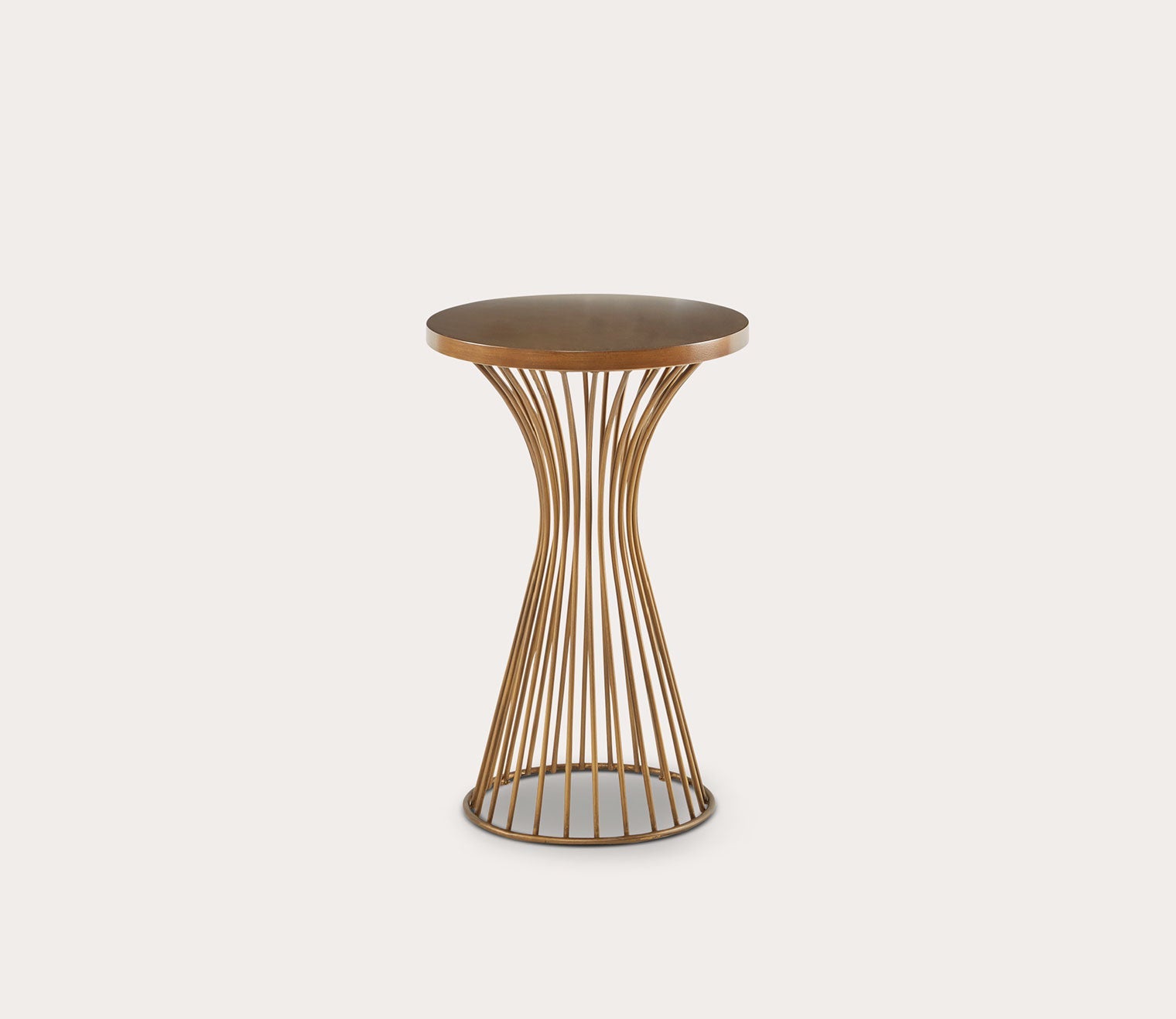 Ink & Ivy Mercer Bronze Metal Round Pedestal Accent Table 4 Ink & Ivy Mercer Bronze Metal Round Pedestal Accent Table