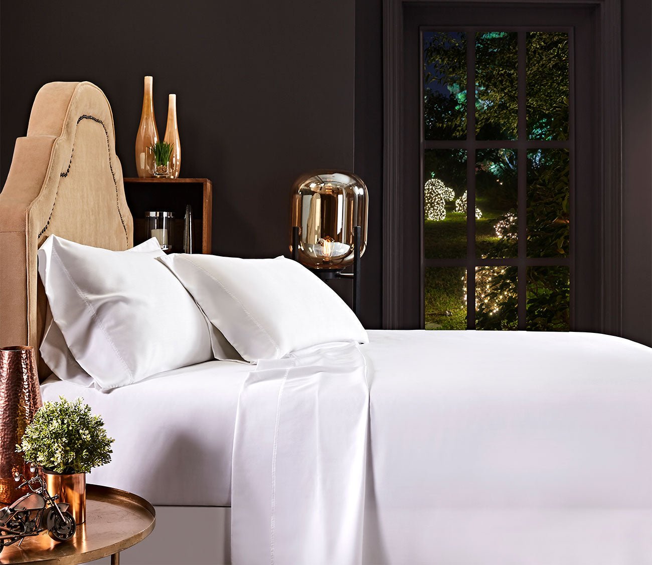 PranaSleep Maderia Lyocell White Pillowcase Set of 2 4 PranaSleep Maderia Lyocell White Pillowcase Set of 2
