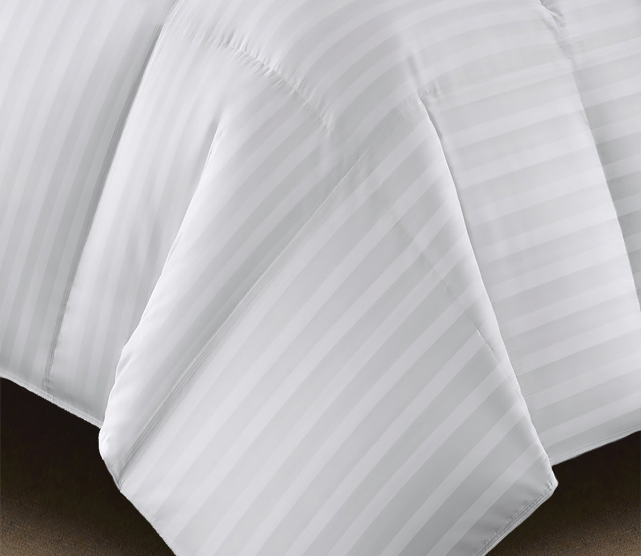 Blue Ridge Home Cotton Damask Stripe Down Alternative Comforter 3 Blue Ridge Home Cotton Damask Stripe Down Alternative Comforter