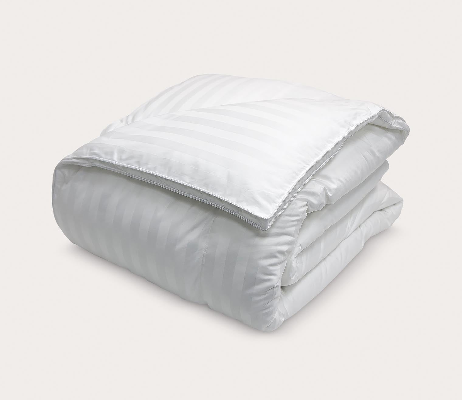Blue Ridge Home Cotton Damask Stripe Down Alternative Comforter 5 Blue Ridge Home Cotton Damask Stripe Down Alternative Comforter