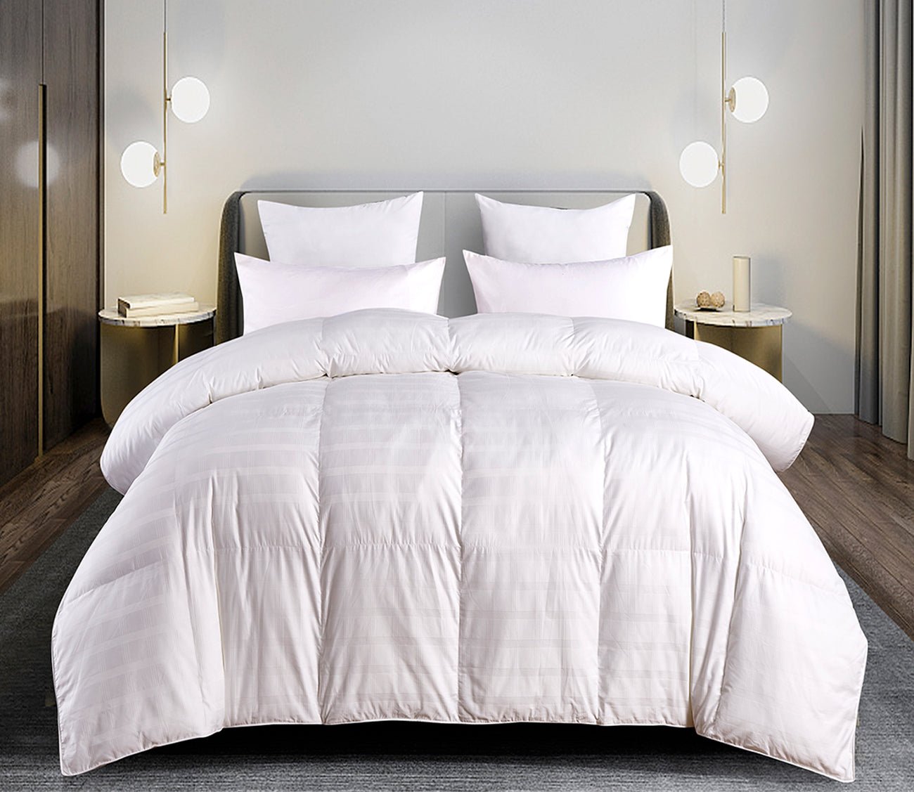 Blue Ridge Home Windowpane Duraloft Extra Warmth Down Alternative Comforter 3 Blue Ridge Home Windowpane Duraloft Extra Warmth Down Alternative Comforter