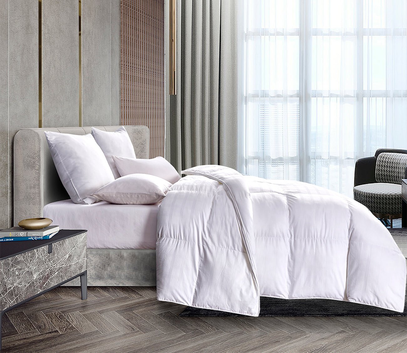 Blue Ridge Home Windowpane Duraloft Extra Warmth Down Alternative Comforter 5 Blue Ridge Home Windowpane Duraloft Extra Warmth Down Alternative Comforter