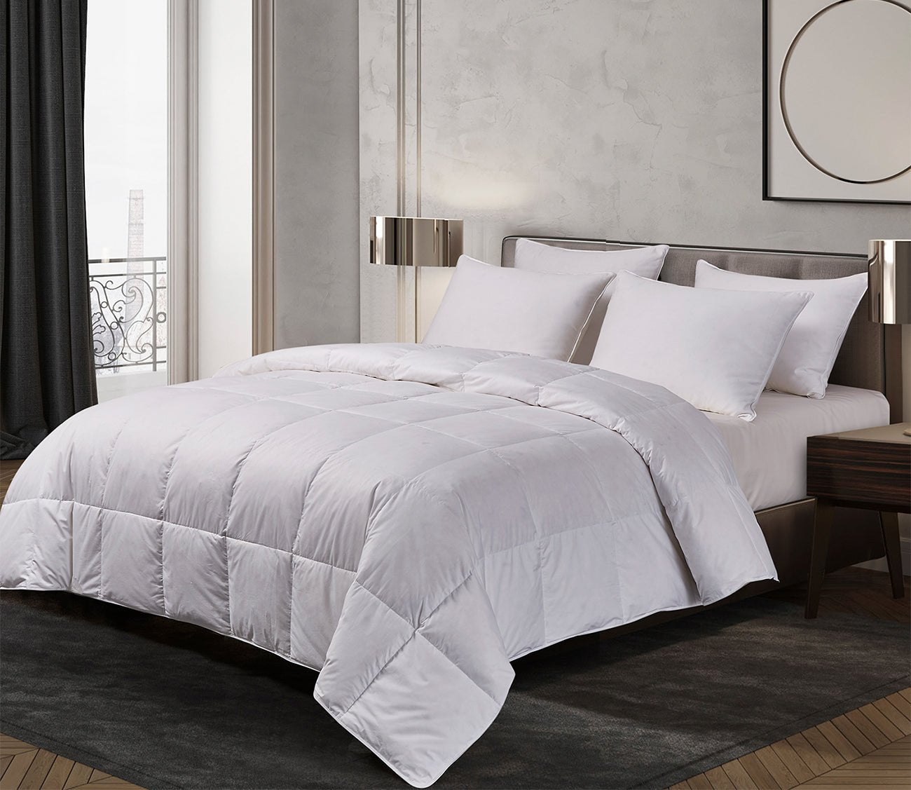 Blue Ridge Home Naples Hungarian White Goose Down Comforter 3 Blue Ridge Home Naples Hungarian White Goose Down Comforter