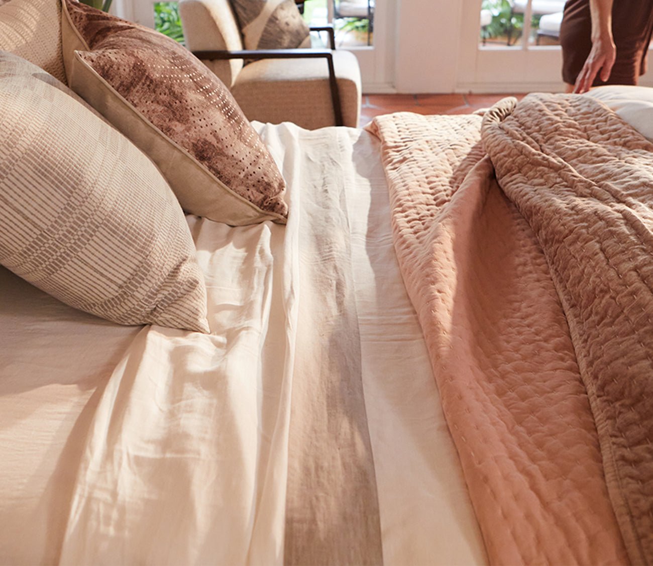 CM Home Kyoto European Flax Linen Sheet Set 4 CM Home Kyoto European Flax Linen Sheet Set