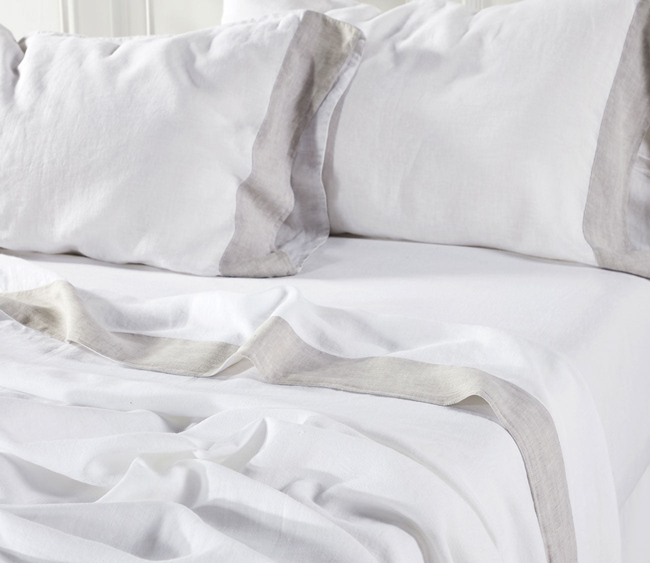 CM Home Kyoto European Flax Linen Sheet Set 5 CM Home Kyoto European Flax Linen Sheet Set