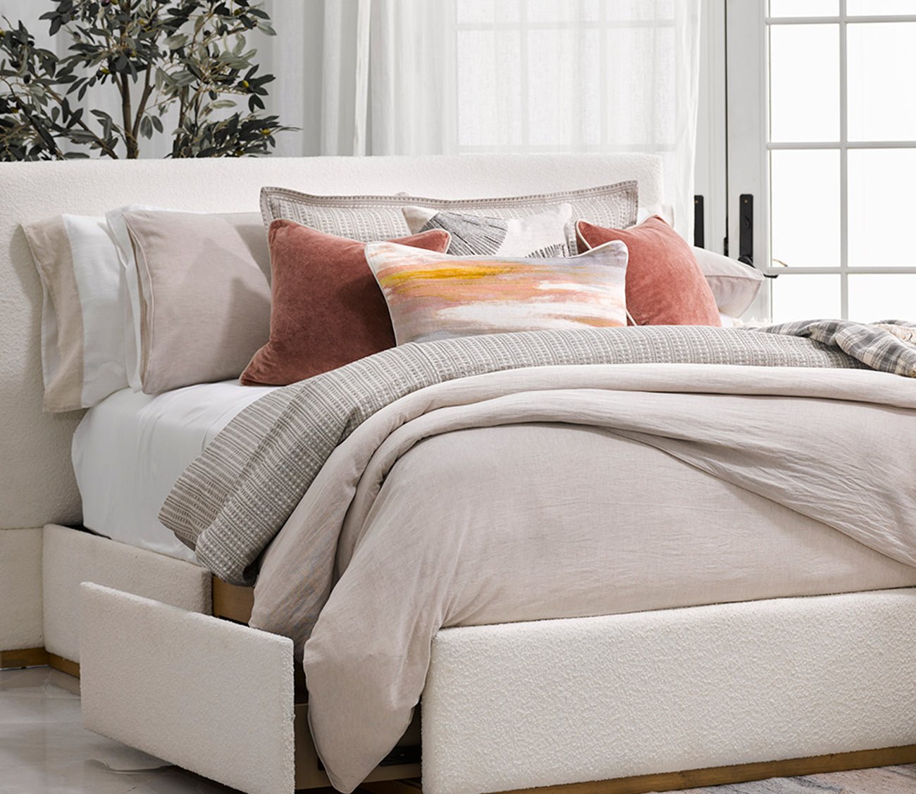 CM Home Kyoto European Flax Linen Sheet Set 6 CM Home Kyoto European Flax Linen Sheet Set