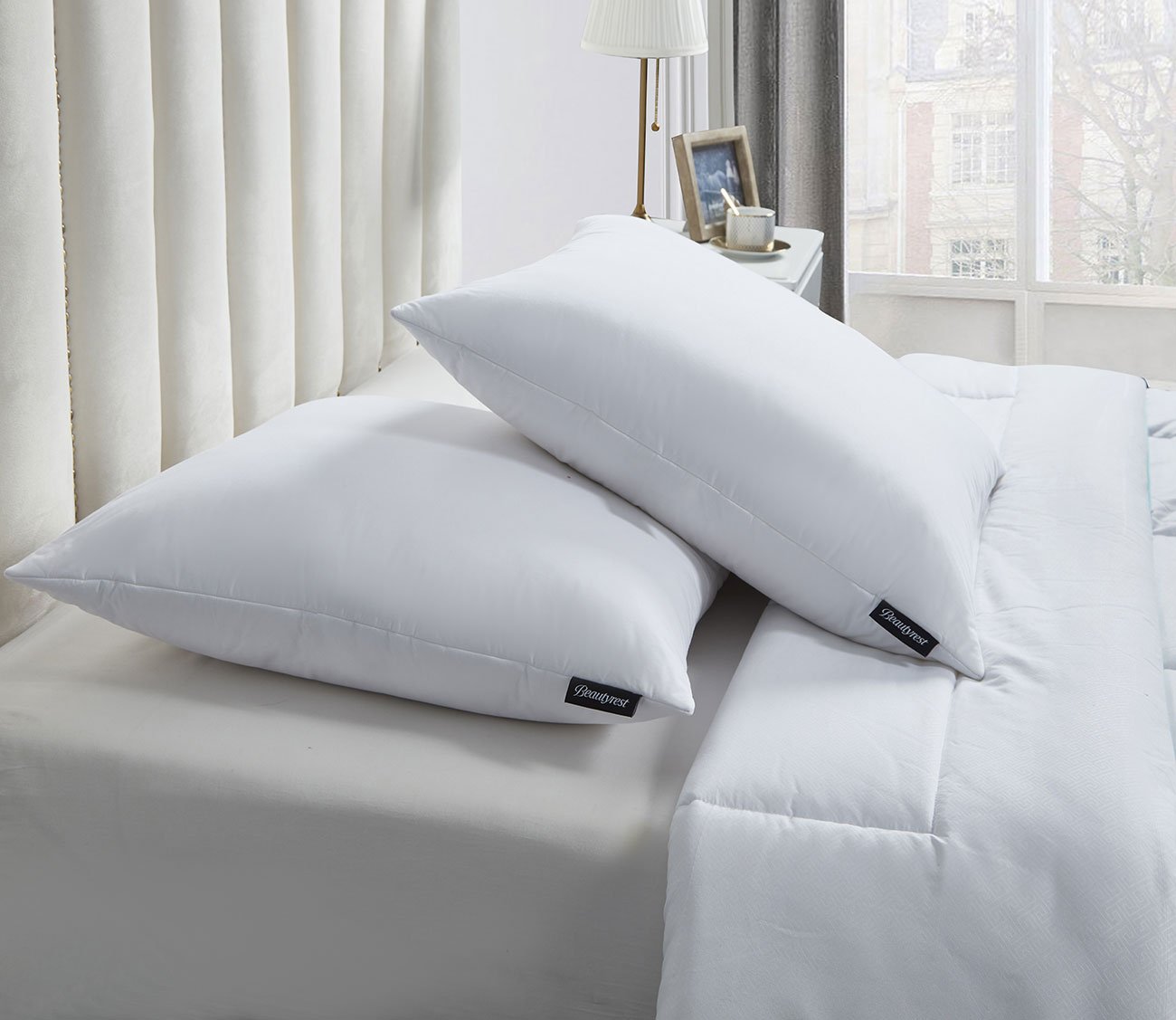 Beautyrest Cotton Softy Around Euro Pillow 2-Pack