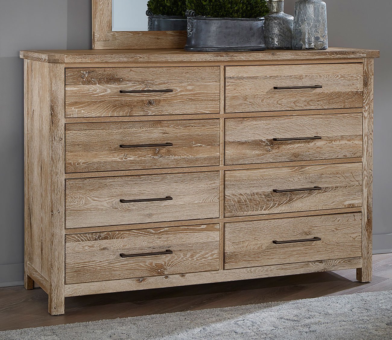 Vaughan Bassett Dovetail 6X6 Bed Bedroom Set 8 Vaughan Bassett Dovetail 6X6 Bed Bedroom Set