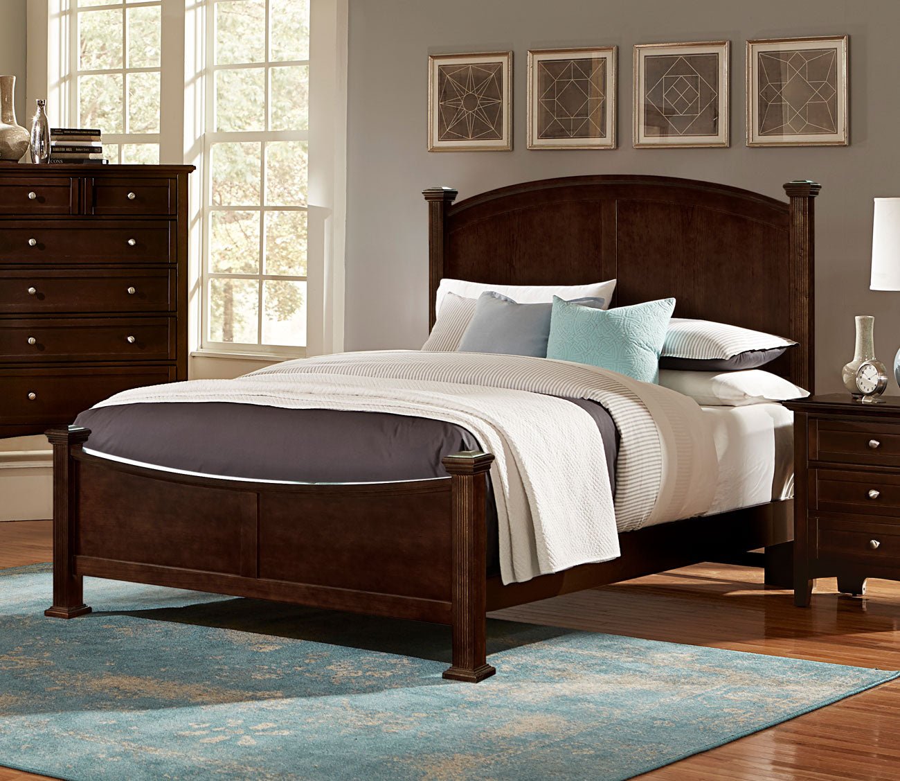 Vaughan Bassett Bonanza Poster Bed Bedroom Set 17 Vaughan Bassett Bonanza Poster Bed Bedroom Set
