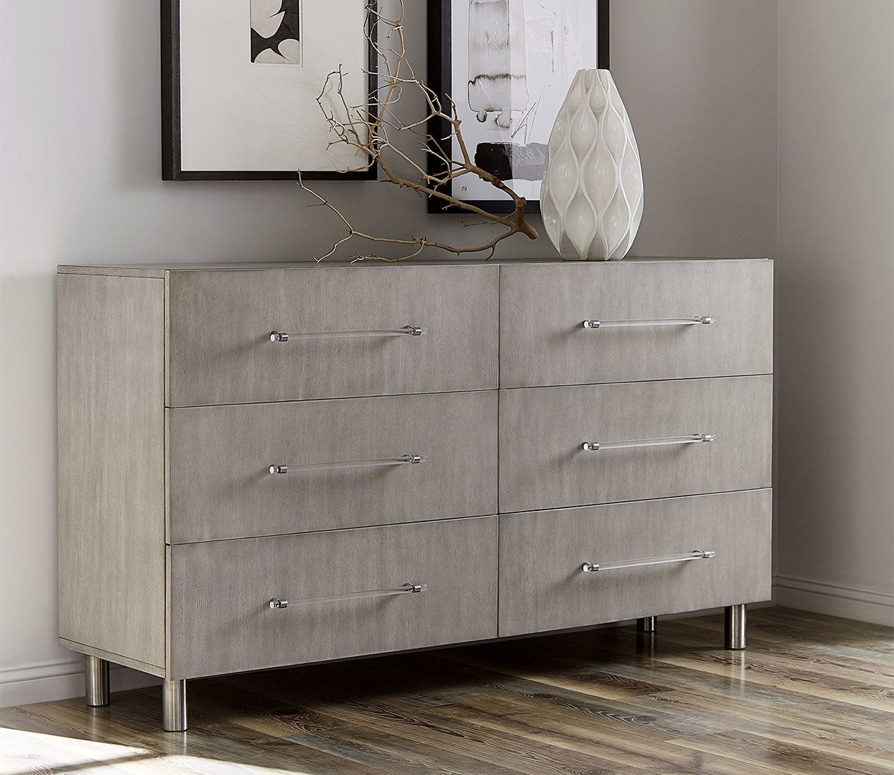 Modus Furniture Argento Oak 6-Drawer Dresser 3 Modus Furniture Argento Oak 6-Drawer Dresser