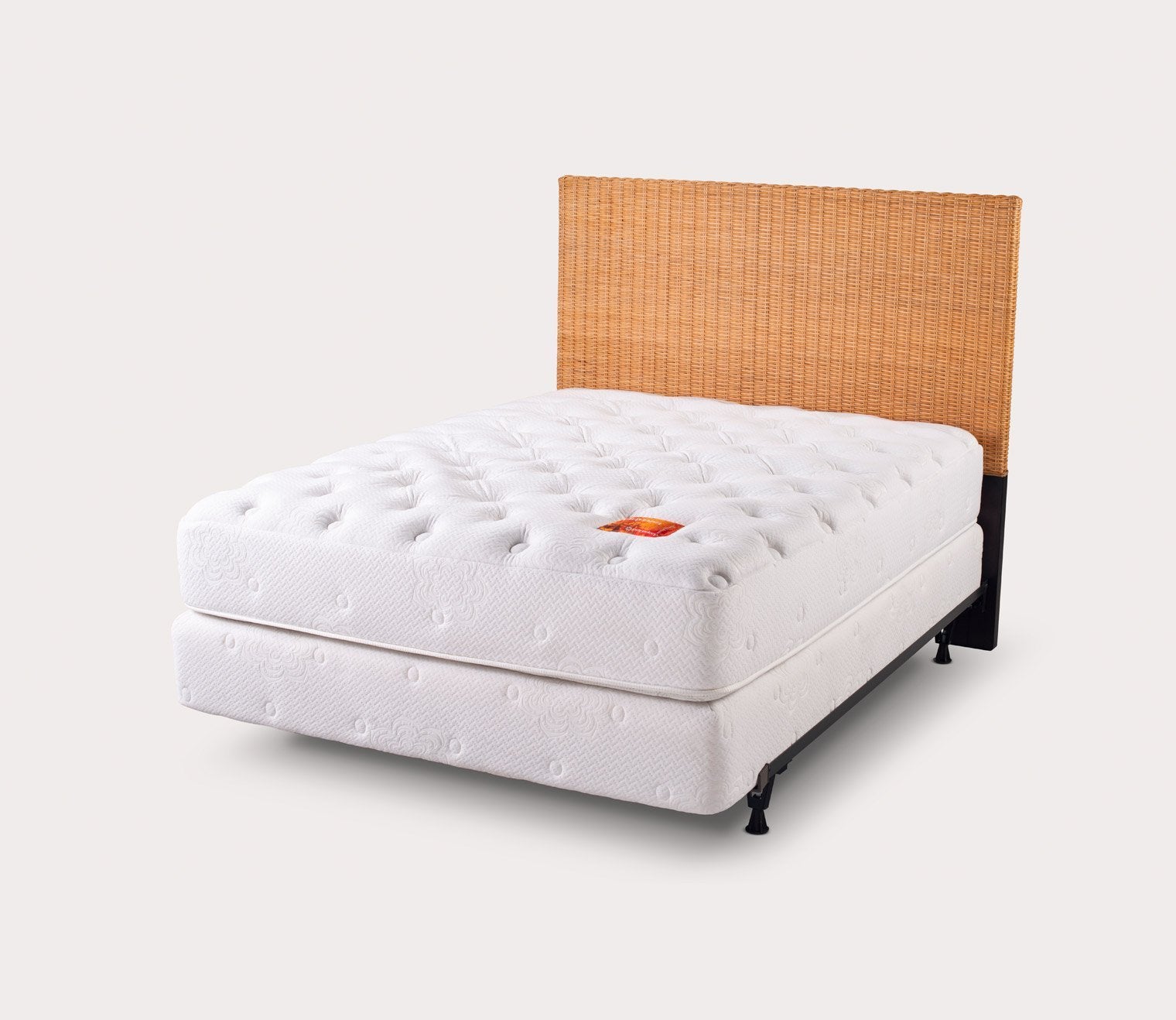 Palmetto Home Natural Core Woven Rattan Headboard