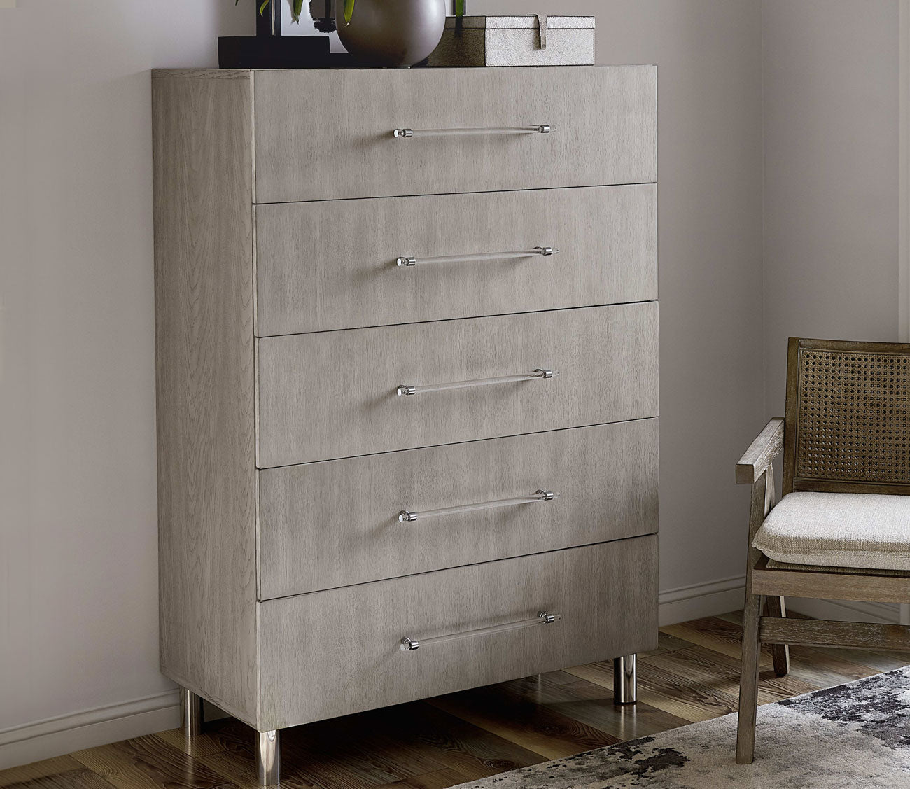 Modus Furniture Argento Oak 5-Drawer Chest