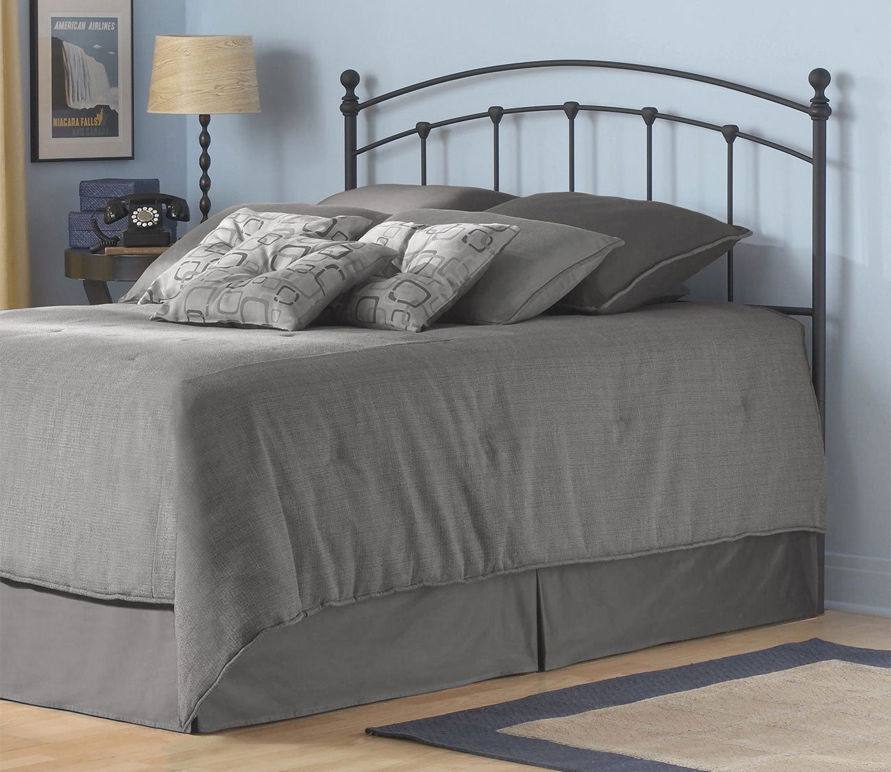 City Mattress Odie Metal Headboard