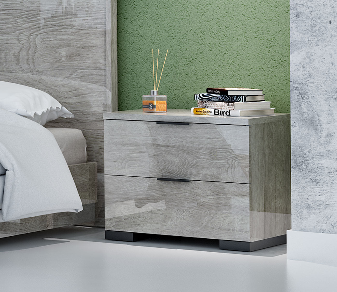 Odessa 2-Drawer Nightstand
