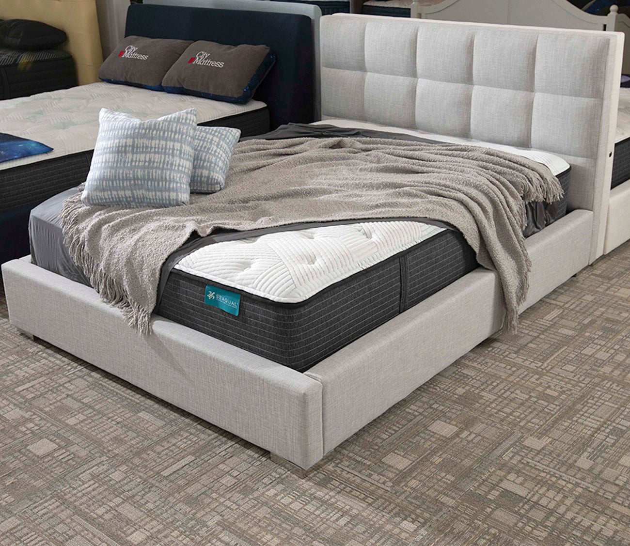 City Mattress Kenzi Upholstered Bed