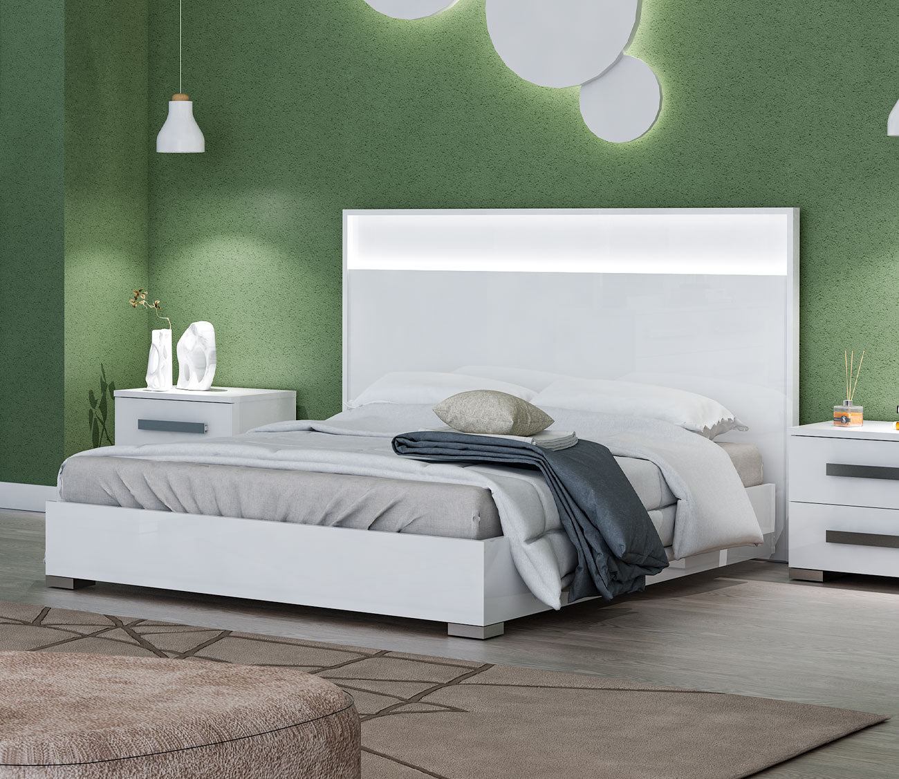 Odessa LED Panel Bed 3 Odessa LED Panel Bed
